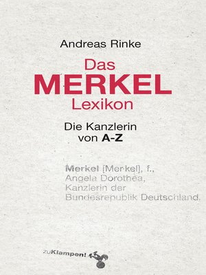cover image of Das Merkel-Lexikon